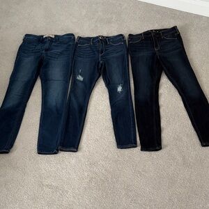 3 Pairs Hollister Women's Skinny Jeans